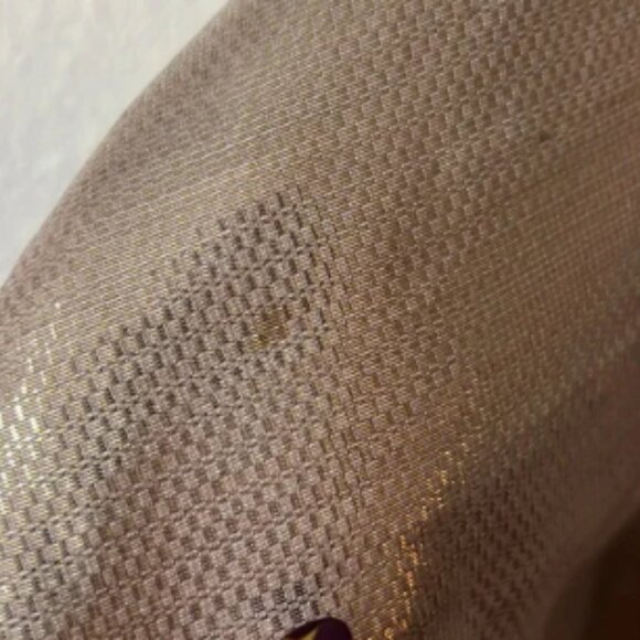 NWT Alice McCall 2 Cities Metallic Gold Ruffled Mini Dress Size 4 - Picture 6 of 6